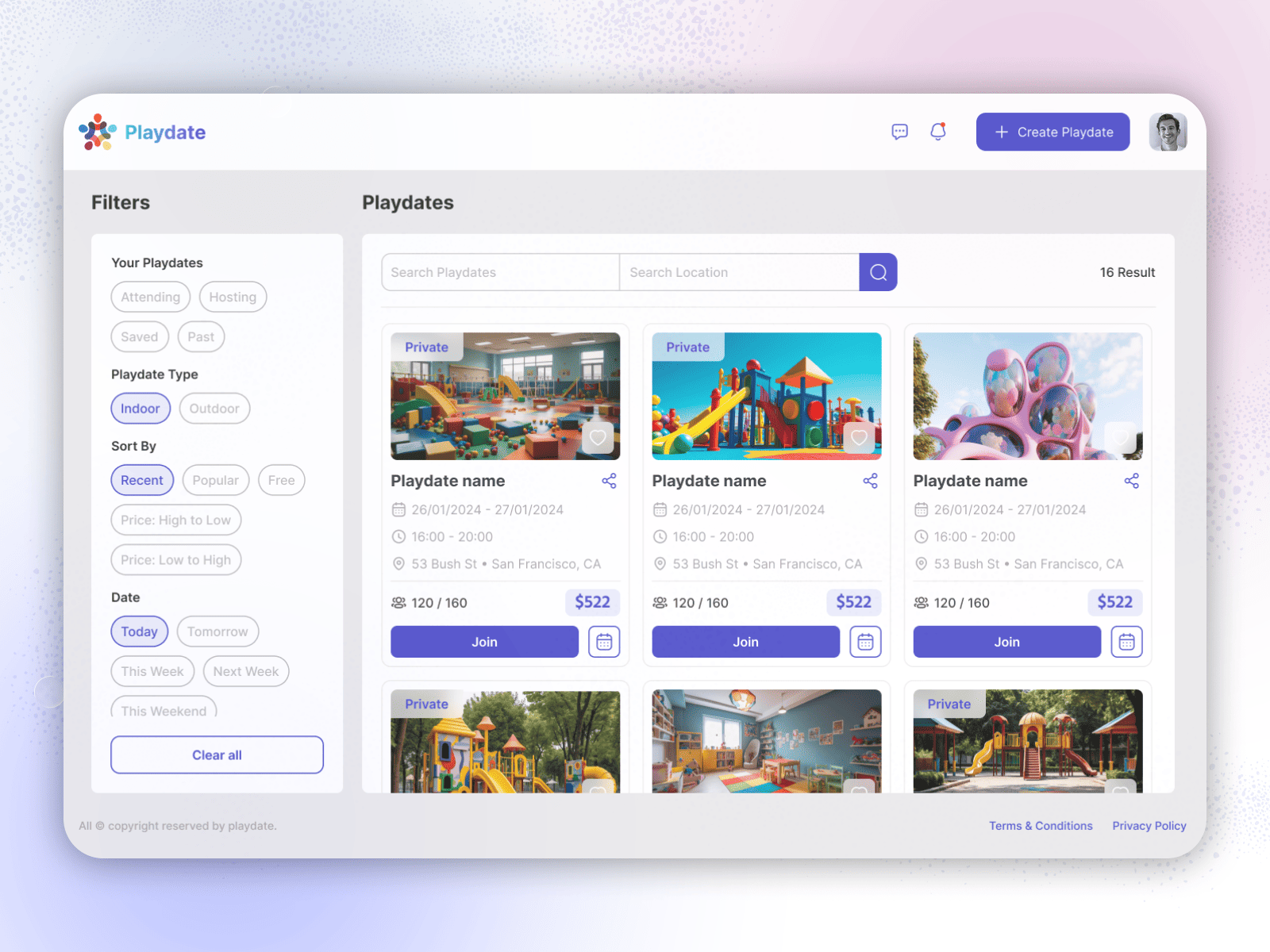 Playdate social app - Image 2